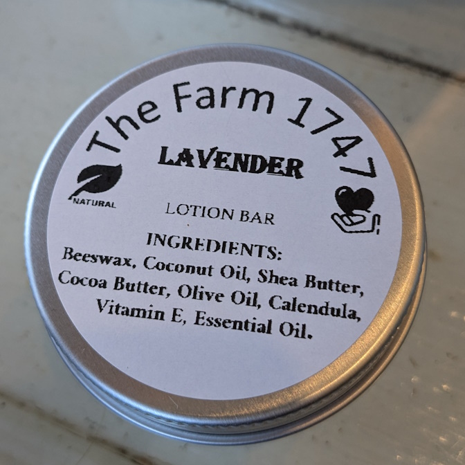 Lavender Lotion Bar